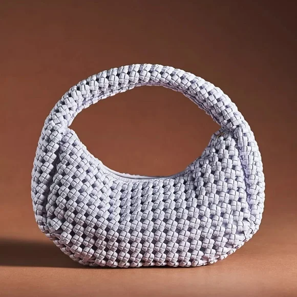 Anthropologie The Inez Knotted Faux Leather Bag 💜 - Picture 3 of 5